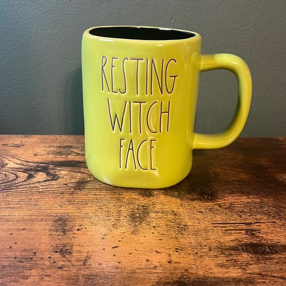 Rae Dunn Other - 🆕🖤 RAE DUNN RESTING WITCH FACE MUG